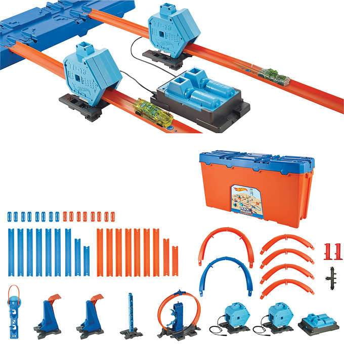 hot wheels track builder ultimate stunt box