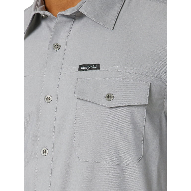 Wrangler Men’s Outdoor Short Sleeve Shirt with UPF 40 Protection, Sizes  S-5XL