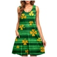 thumbnail image 3 of Puyaiuu New Formal Dresses for Women St. Patrick's Day Women's Casual Plus-Size Sleeveless Crew Neck Short Dress Sundresses for Women 2025, 3 of 5
