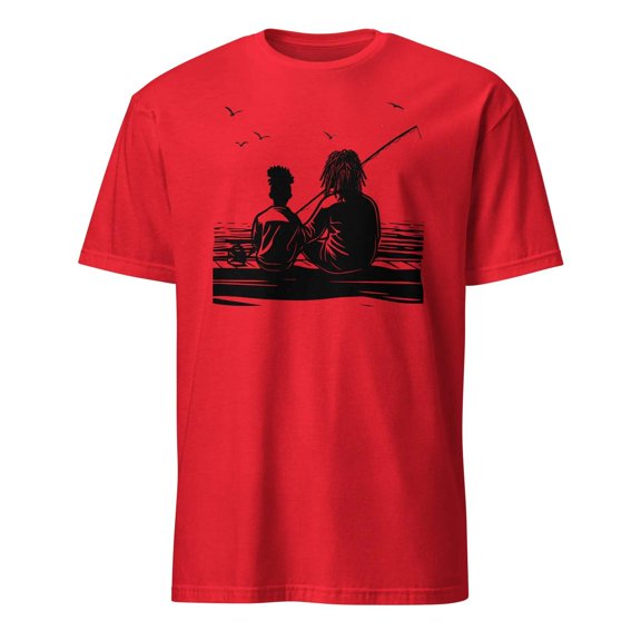 Dad and Daughter Casting Lines T-Shirt