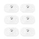 thumbnail image 5 of 12 ruedas autoadhesivas, mini ruedas giratorias, pasta de acero inoxidable, rueda universal, rotación de 360 grados, polea adhesiva, color blanco, 5 of 5