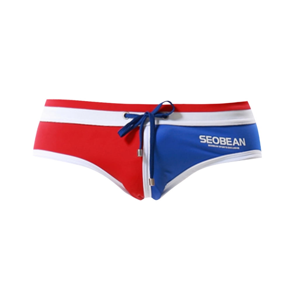 〖Hellobye〗Quick Dry Swimming Shorts for Men Swimwear Man Swimsuit Swim