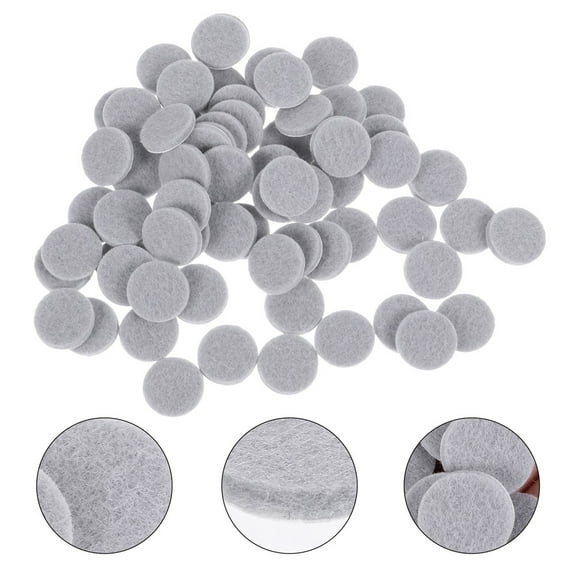 TABLETREANDS 200Pcs Round Felt Furniture Grippers for Living Room and Bedroom 0.79X0.79X0.12in