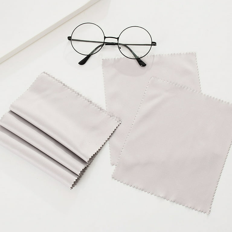 10Pcs Sunglasses Eyeglass Cleaning Cloth Microfiber Clean Lenses Cloth Wipes  