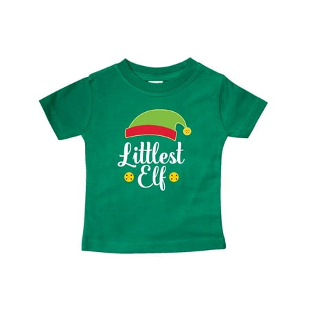 - Christmas Littlest Elf Holiday Baby T-Shirt