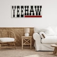 thumbnail image 3 of Stupell Industries Yeehaw Western Word Typography Painting Gallery Wrapped Canvas Art Print Wall Art, 48 x 20, 3 of 8
