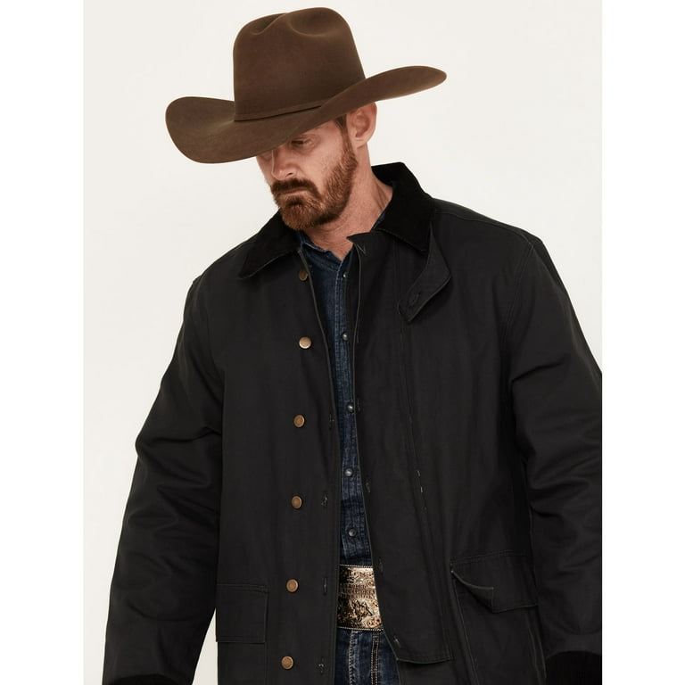 Scully RW107 BLK L Mens Rangewear Canvas Duster Jacket Black