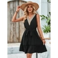 thumbnail image 5 of Women Summer Dresses Sleeveless Casual Loose Swing Midi Dress, 5 of 9