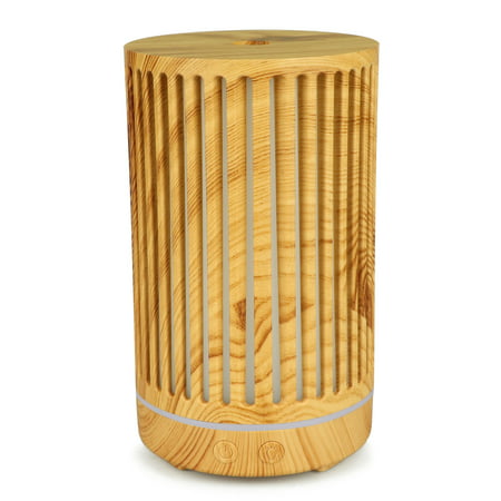 

Clearance Tuscom Wood Grain Aroma Diffuser 200ml Colorful Night Light Atomizing Humidifier
