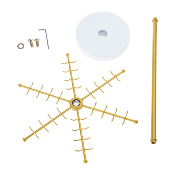 YIEMEEN Metal Necklace Tree Stand with 48 Hooks Rotating Rack for Organizing and Displaying Necklaces Earrings and Bracelets