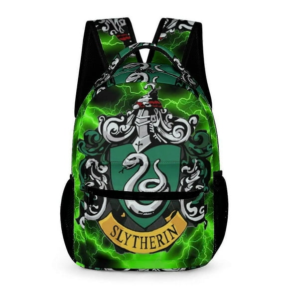 v1210 Harry Potter Slytherin Schoolbag Daypack Lightweight Backpacks School Bookbag Unisex Casual Rucksack for OutdoorxsSJB1210