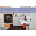 thumbnail image 6 of J&V Textiles Round Toilet Seat With Easy Clean & Change Hinge Black, 6 of 9