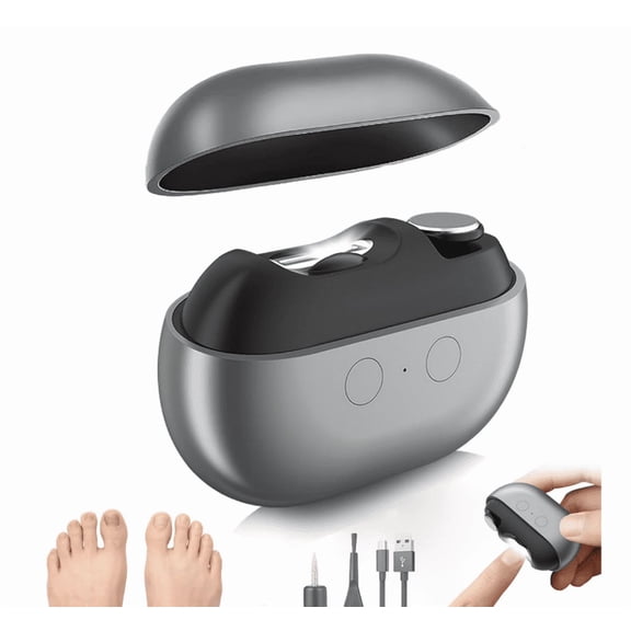 Fresh Arrival! Fanyil Easy Clip Nail Clippers, Electric Nail Clippers for Seniors, Electric Toenail Clippers for Thick Nails, Nail Care Tool with Led Light, Designed for Inconvenient Operation
