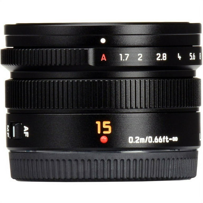 Free Shipping! Lumix G Leica DG Summilux 15mm f/1.7 Aspherical