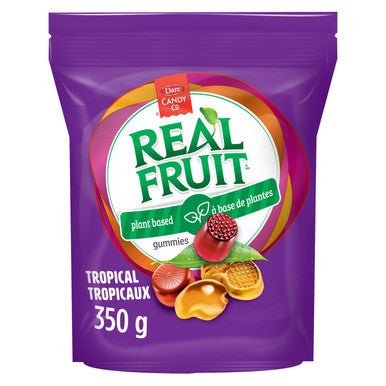 Dare RealFruit Gummies Tropical Flavour  350g/12.34oz.  {Imported from Canada}