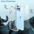 thumbnail image 6 of JETech Glitter Case for iPhone 13 Pro Max 6.7-Inch, Bling Sparkle Shockproof Phone Bumper Cover, Cute Sparkly for Women and Girls (Clear), 6 of 7