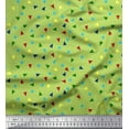 thumbnail image 1 of Soimoi Velvet Fabric Dot & Triangle Geometric Print Fabric by Yard 58 Inch Wide, 1 of 3