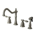 thumbnail image 4 of Tudor Double Handle Widespread Kitchen Faucet with Brass Spray Finish: Polish..., 4 of 4