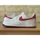 thumbnail image 3 of Ni-k-e Air Force 1 07 AF1 White Red Women’s Size 11.5/Men 10 Shoes FQ7626-100 New, 3 of 6
