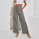 thumbnail image 1 of Pantalones Sueltos con Cordón,Pantalones De Pierna Ancha para Mujer Pantalones Largos De Salón Pantalones Casuales De Cintura Alta Elaborados Por Expertos, 1 of 7