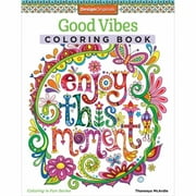 Design Originals Good Vibes Adult Coloring Book
