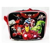Lunch Bag - Marvel - Avengers All Heroes Black Kit Case Boys New ac24786