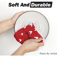 thumbnail image 5 of Red Love Heart Valentine''s Day Kitchen Towels Dish Towels, 18x26 Inch Wedding Farmhouse Decoration Hand Towels Set of 2, 5 of 6