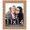 Gold, variant on 11x14 Silver Modern Bamboo Picture Frame - UV Acrylic, Foam Board Backing, Hanging Hardware