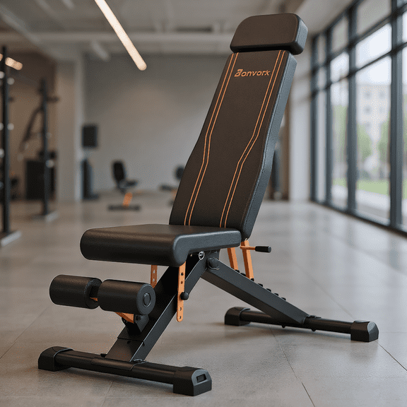 1000LBS Weight Bench, Heavy-Duty Adjustable Strength Training Bench for Full Body Workout, Home Gym Utility Bench