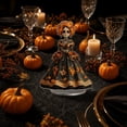 thumbnail image 7 of YingYouFu Skeleton Girl Desktop Ornament,Resin Standing Figurine with Floral Skirt Detail,Decorative Tabletop Statue for Home Office Shelf Desk Living Room Bedroom Mantel Indoor Display Decoration, 7 of 7