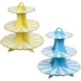 thumbnail image 1 of 2 Pcs 3 Tiers Cake Display Stand, 1 of 5