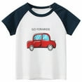 thumbnail image 1 of Gibobby Camisa De Invierno Llegadas de verano, camiseta de manga corta para niños, camisetas de coche para niños, camisetas deportivas de manga corta, ropa para niños para gim(Blanco, 2-3Años), 1 of 5
