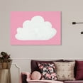 thumbnail image 2 of Wynwood Studio 'Cloud' Nature and Landscape Wall Art Canvas Print - Pink, White, 36" x 24", 2 of 2