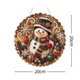 thumbnail image 6 of Clearance! Christmas Pearl Art Kit for Adults, 8" DIY Pearl Diamond Painting Suncatcher with 3D Mixed-Size Beads, Snowman, 6 of 7