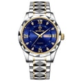 thumbnail image 3 of Reloj de cuarzo para negocios, resistente al agua, con luz nocturna y diseño minimalista para hombre, 3 of 4