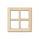 thumbnail image 1 of Par de ventanas individuales en miniatura de casa de muñecas Houseworks Ltd. 22931050046, 1 of 1