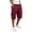 Wine -CH43, variant on Dwellite Big and Tall Pants for Men Casual Camo Outdoor Hiking Cargo Capris Athletic Joggers Sweatpants with Pocket 2026 Pink L