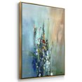 thumbnail image 3 of Current Air I Framed Premium Gallery Wrapped Canvas - Ready to Hang - 25 x 37 - Gold Floating Frame, 3 of 9