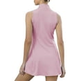 thumbnail image 6 of Women's Golf Tennis Dress with Shorts Sleeveless Stretchy Moisture Wicking Sport Workout Athletic Dress with 2 Pockets, 6 of 6