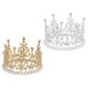thumbnail image 3 of Cake Crown Toppers Decorative Birthday Cake Decors Circular Crown Silver 2Pcs, 3 of 5