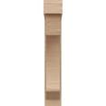 thumbnail image 2 of 5"W x 10"D x 30"H Thin Emerson Rough Cedar Woodgrain TimberThane Corbel, Primed Tan, 2 of 6
