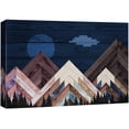 thumbnail image 5 of PixonSign Geometric Mountain Canvas Wall Art Blue Sky Mountain Top Pictures on Canvas Prints Rustic Home Artwork Wall Decor for Living Room Bedroom Office - 32x48, 5 of 5
