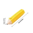 thumbnail image 3 of geerera Large Capacity Pencil Case, Giant Pencil Shaped Silicone Pen Organizer with Zipper, Fun Marker Pouch for Office & Art Supplies, 8.66x1.97 Inch, 3 of 9