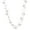 Silver, variant on Gold Multi Strand Faux Pearl Necklace for Women Vintage Long White Pearl Necklace Party Costume Jewelry Gifts