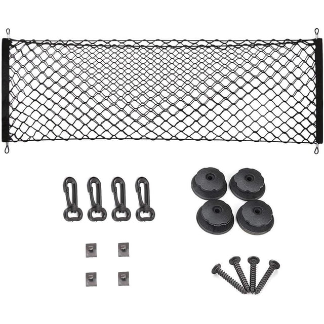 Red para maletero de coche, de nailon, elástica, muy resistente, color negro, 295 g