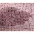 thumbnail image 4 of oneOone Viscose Chiffon Peach Fabric Geometric Texture Craft Projects Decor Fabric Printed By The Yard 42 Inch Wide, 4 of 4