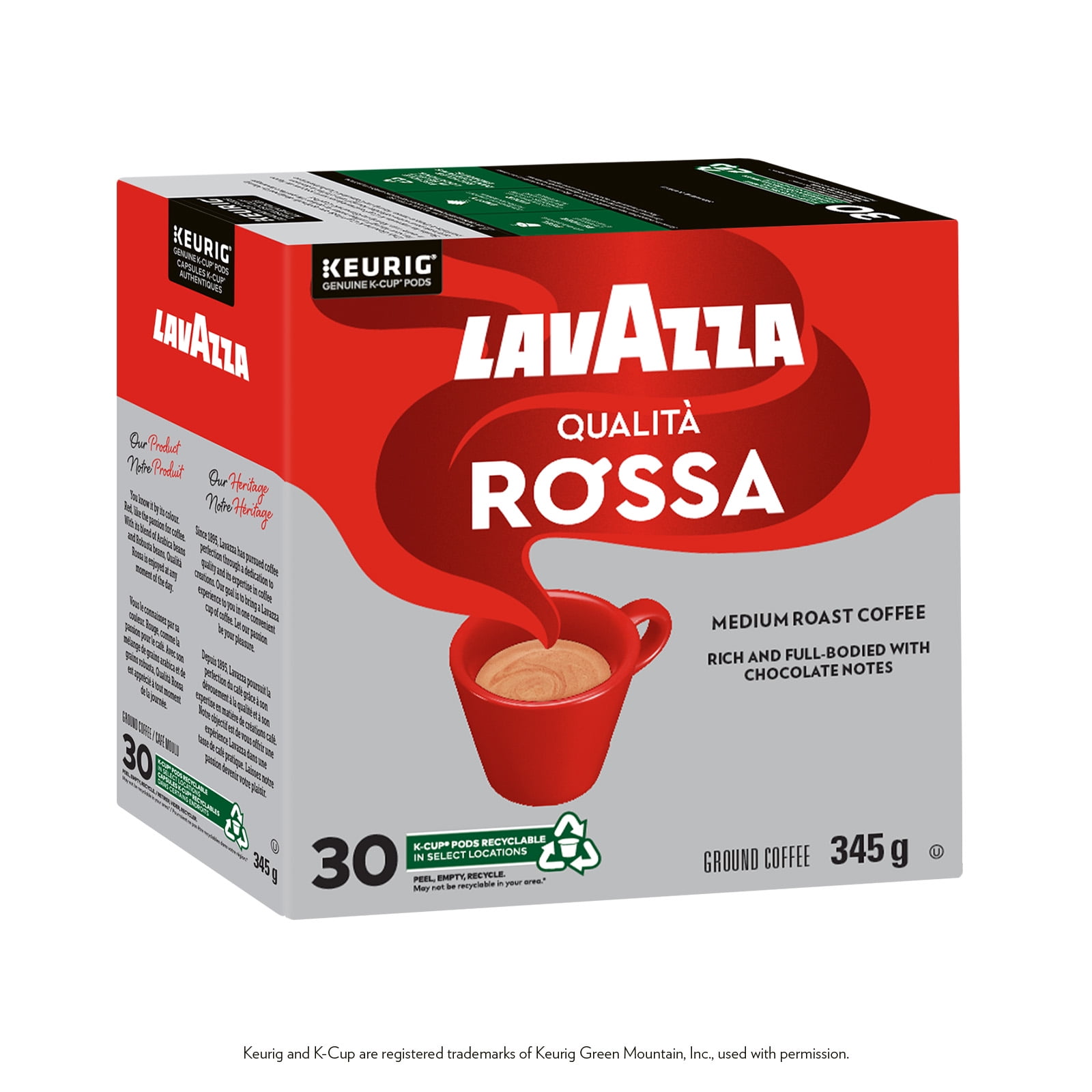 Lavazza Qualità Rossa, Medium Roast, K-Cup Coffee Pods
