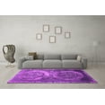 thumbnail image 3 of Ahgly Company Indoor Rectangle Persian Purple Bohemian Area Rugs, 8' x 12', 3 of 4