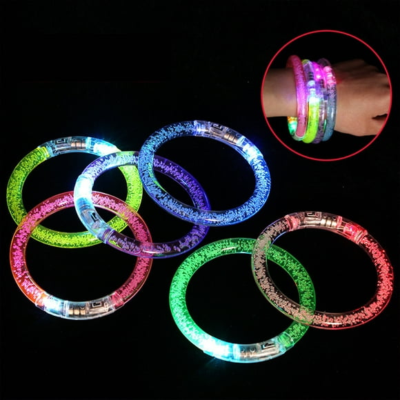 Glow Bracelet Led Bracelet Light Up Party Prop Flash Bangle For Concerts Festivals Parties Night Events