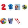 Super Mario Brothers Party Supplies Party Pack For 16 With Red #2 Balloon